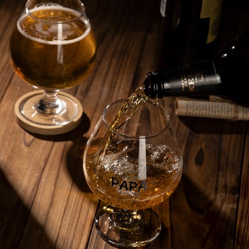 Blumuze Personalised Dad Gift Beer Glass Birthday Gift Dad Man Father Birthday Gifts 17oz Beer Glass Christmas Gift Idea