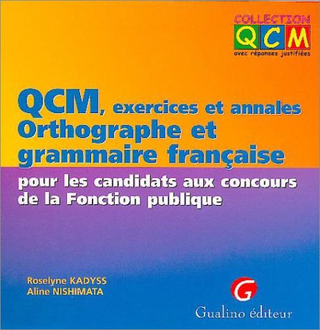 QCM, exercices et annales