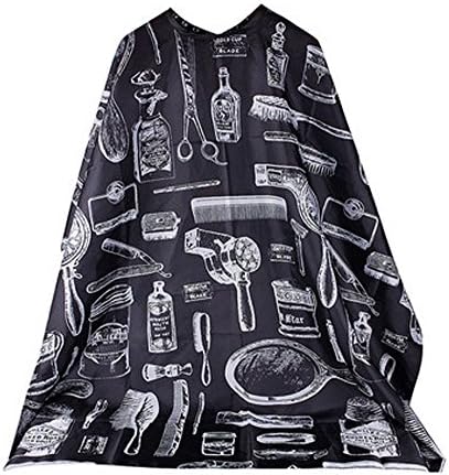 Hair Cutting Cape Pro Salon Hairdressing Hairdresser Gown Barber Cloth Black by Freizen