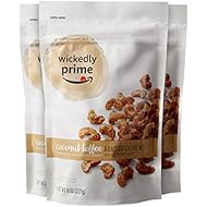 Wickedly Prime Roasted Cashews, Coconut Toffee, 8 Ounce (Pack of 3)