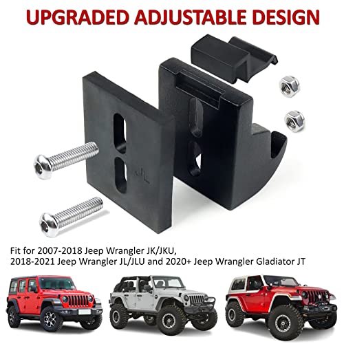 RANGEOF Jeep Hood Latches Aluminum Hood Catch Kit for 20072018 Jeep