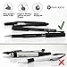 Papa Richi Luxury Gel Pen EGOISTE (Pack of 12 or 24) with Kernel 0.5mm - Premium Quality & Easy Writing - Original (Blue) Ink or Black Ink - Business Gift Pens - 30 Day Warranty (black, 12 pens 0.5)