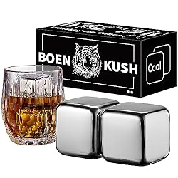 2 Large Whiskey Stones 64 cm³ (4 cu in) - Man Gift