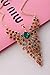 UBBC Colorful Peacock full diamond vintage necklace