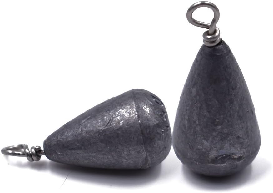 10pcs Fishing Sinkers Weights for Lure Fishing Tackle Weights for Saltwater or Freshwater Weights 3g~25g