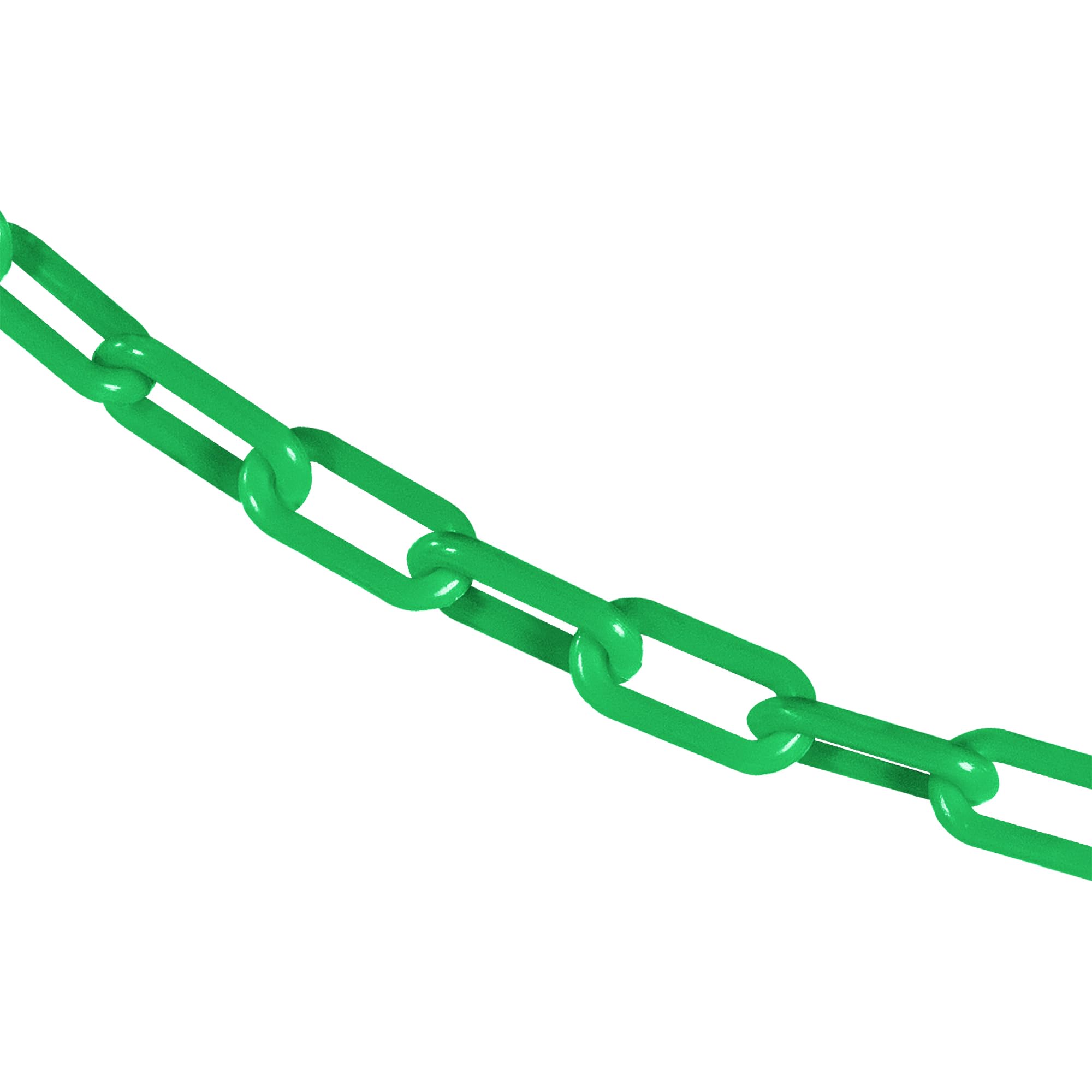 Mr. Chain Plastic Barrier Chain, Green, 1.5-Inch Link Diameter, 100-Foot Length (30004-100) Image