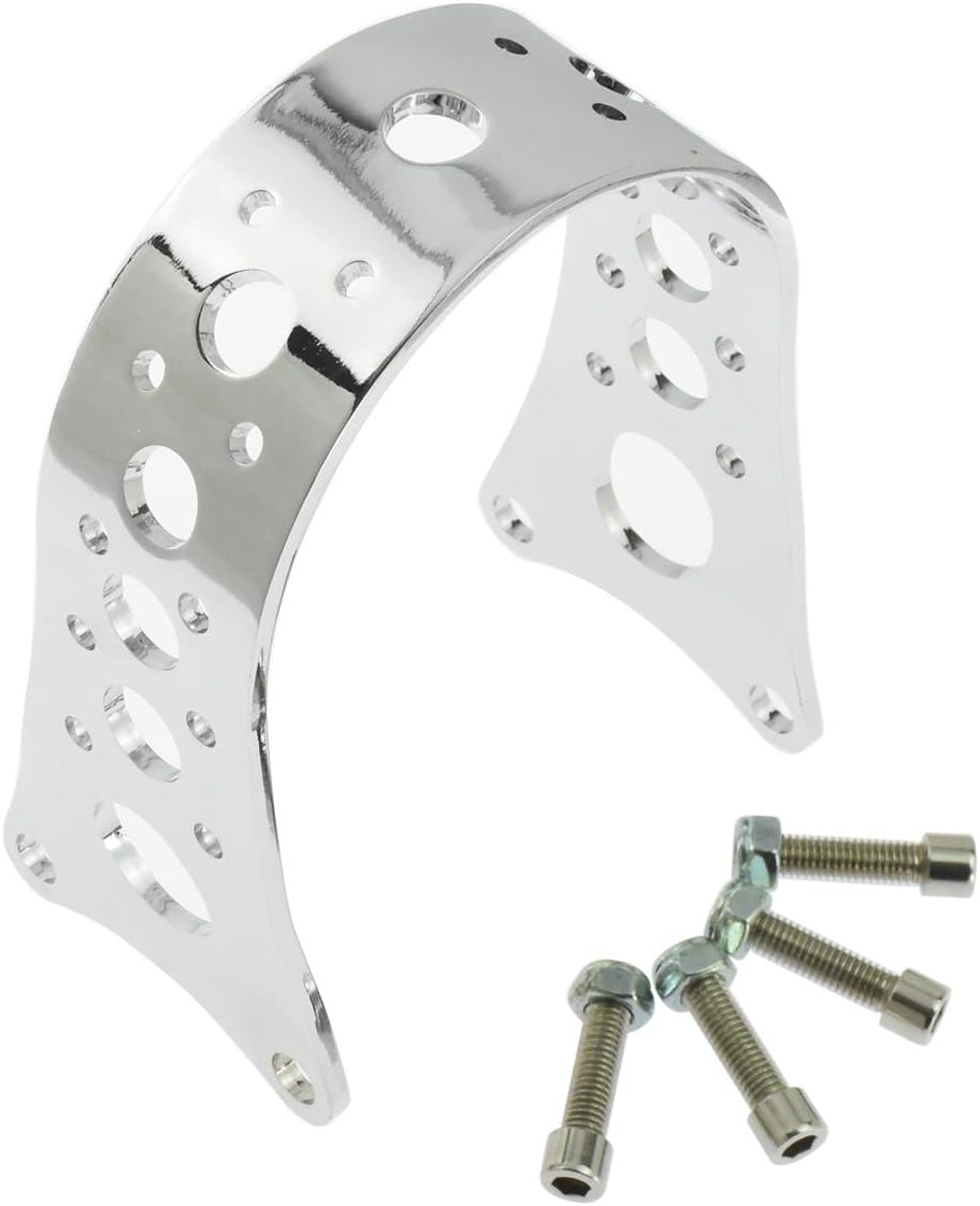 Motorcycle 39mm Tracker Front Fork Brace for Harley 8817 Harley Dyna Sportster FXD XL, Chrome