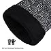 Vbiger Winter Warm Wool Mittens Gloves (Dark Grey)
