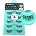 5 Pairs/Box Half Corner False Eyelashes LASGOOS Natural Cross Mini Fake Daily Eye Lashes (L8)