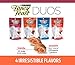 Purina Fancy Feast DUOS Cat Treat Variety Pack, 4 Flavors, 4 Total Pouches (2.1 Ounces Each) (4 Pack)