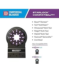 Imperial Blades Starlock 1 3 8" Hoja de Metal Madera
