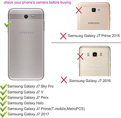 Tekcoo For Galaxy J7 Sky Pro Case For Galaxy J7 V J7v J7 Perx Sturdy Case Tmajor Shock Absorbing Blue Rubber Plastic Scratch Resistant Defender Bumper Hard Cover Cases For Samsung J7 2017