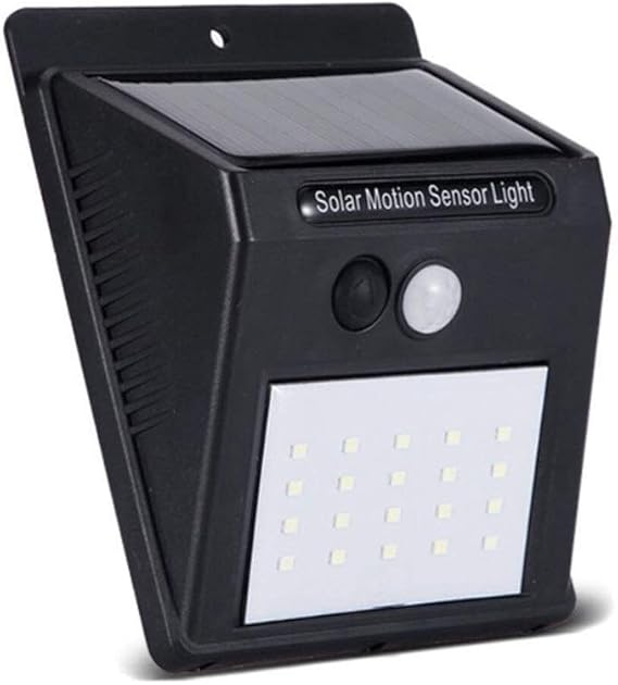 HAIK Luz de Pared Panel Simple Solar 20 Luces al Aire Libre Light