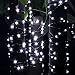 CYLAPEX 2 Set Fairy Lights Battery Operated Christmas Lights, 8 Modes Remote Control Twinkle Lights with Timer 16ft 50LED Fairy String Lights Silver Wire Firefly Lights for Bedroom Garden Cool White