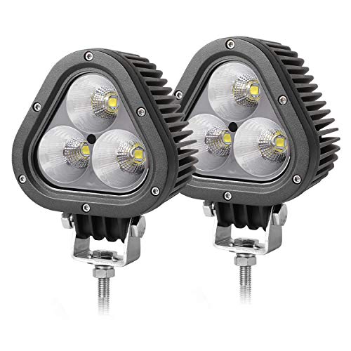 LED Light Bar, OFFROADTOWN 120W LED Driving Lights Spot Flood Combo Beam Off Road Lights OSRAM LED Pods Triangle Shape LED Work Light Fog Lights for Trucks Boat Jeep SUV ATV UTV Hunters Motorcycle