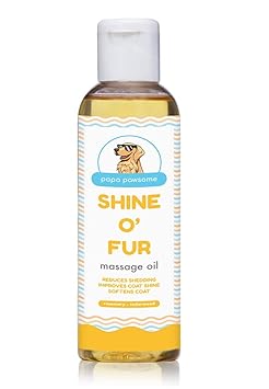 Papa Pawsome Shine O Fur Massage Oil for Pet Dogs 250 ml