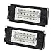 Partsam 2pcs 6000K White Car Truck 18-SMD LED Rear License Plate Lights Lamp for 2006-2014 Mini Cooper R56 R57 R58 R59