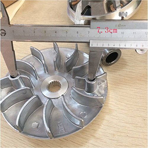 Oda Motorcycle Clutch Assembly Variator Assy Complete Variator Drive Wheel Assy CVT Complete GY6 Scooter Roller 150cc 125cc 157QMJ K075-005 - Thumbnail 3