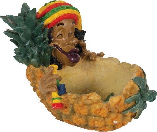 Rasta Man in a Pineapple Ashtray
