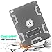 iPad Air Case,TIANLI(TM) ArmorBox [Dual Layer] Convertible [Heavy Duty] Rugged Hybrid Protective With KickStand Case For iPad Air ,Grey-Grey