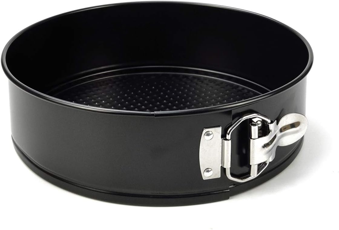 LUUFAN Non-Stick Quick-Release Springform Cake Tin with Loose Base (23cm/9")