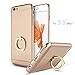 iPhone 6 Plus Case,iPhone 6s Plus Case,Myriann 3 in 1 Ultra Thin Hard Protective Luxury Case Cover for iPhone 6 Plus/iPhone 6s Plus(5.5Inch)with 360 Degree Rotating Ring Kickstand(Luxury Gold)