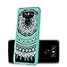 LG G6 Case,LG G6 Plus Clear Case,AnoKe [Scratch Resistant] Colors Mandala Flower Cute Grils Women Ultra Thin Slim Fit Hard Cover TPU Bumper Hybrid Protective Phone Case for LG G6/G6 Plus TM CH Mint