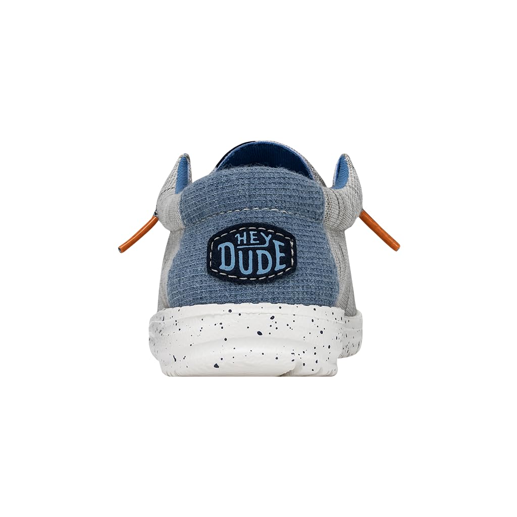 Hey Dude Wally Youth Jersey | Youth Shoes | Youth Lace Up Loafers | Comfortable & Light-Weight