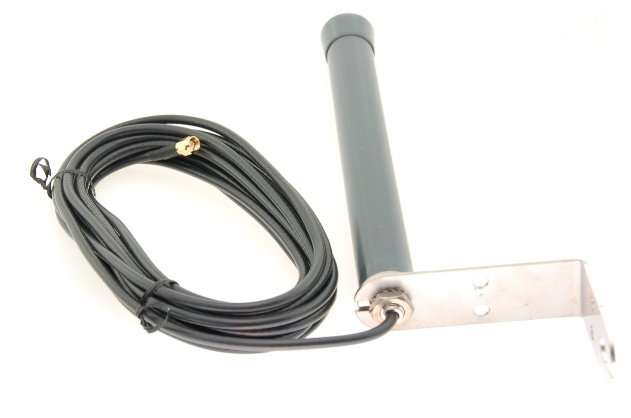 Alda PQ Antenna for wall mounting for ISM with SMA/M plug and 5m (5.47 yd) cable 2.14 dBi gain