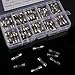 Foxnovo Fast-Blow Glass Fuses Quick Blow Car Glass Tube Fuses Assorted Kit Amp