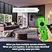 [2 Pack ] Firestick Remote Case, Silicone Fire Remote Cover Compatible with 4K Firestick TV Stick, Firetv Remote Cover Case, Lightweight Anti Slip Shockproof (Glowing Green & Red not Glow)