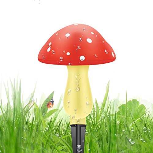 Outdoor Solar Garden Lights, Solar Powered Mushroom Lights, LED Solar Decor Lights for Garden, Patio, Backyard