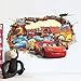 Cars 3D Wall Decal Children Themed Art Wall Sticker Home Decor Art Kids Boys Bedroom