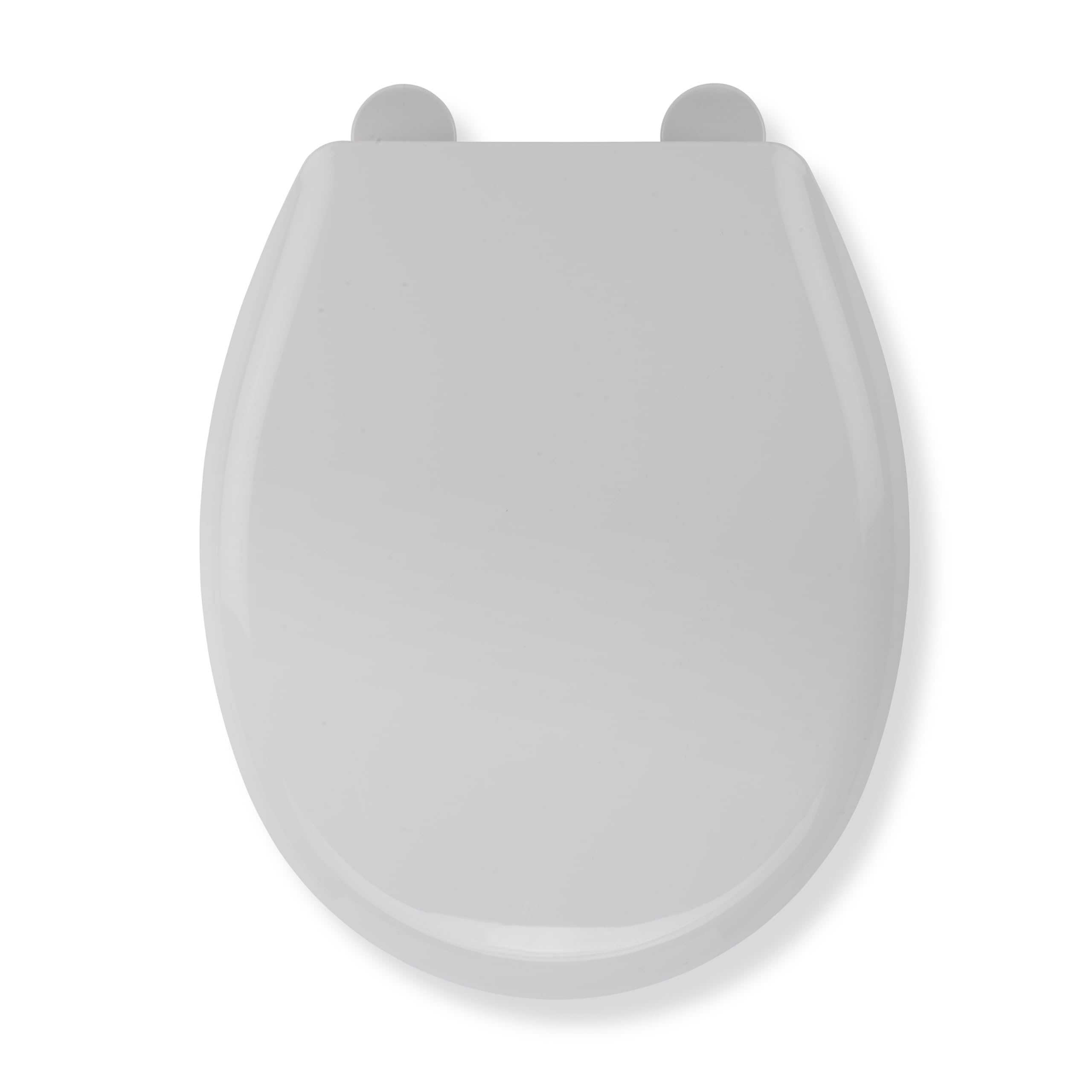 Croydex Canada White Toilet Seat - Antibacterial Treated Surface with Adjustable Hinges, Durable Polypropylene Material, Easy to Install, Adjustable from 120mm to 195mm