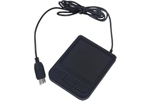 Durability Industrial Wire USB Touchpad Featuring Touch Area and Trackball for High Precise Applications Easy to Use