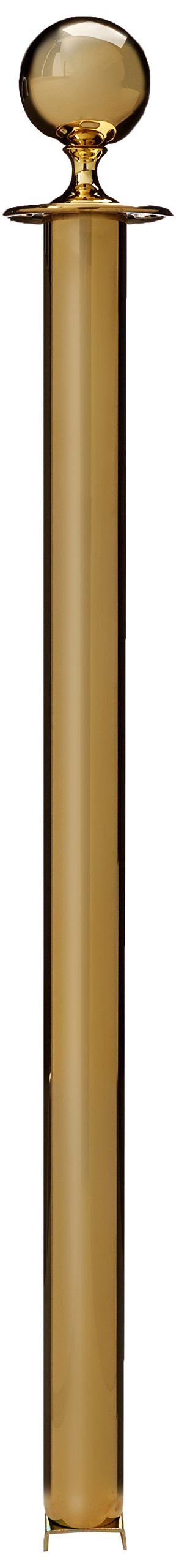 Securit Classic barrier post (excl. base) - Round head post - Four way rope connection ring