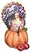 Jim Shore Heartwood Creek Pint-Sized Turkey Stone Resin Figurine, 5”