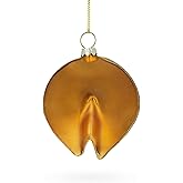 Fortune Cookie Glass Christmas Ornament