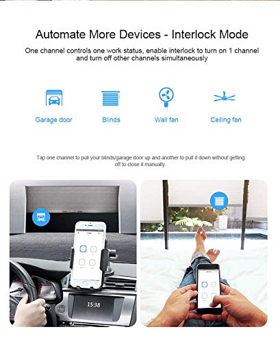 Sonoff 4CH PRO R3 Actualizacin de 4 vas Smart Switch Retrofit Smart Home Voice Control remoto