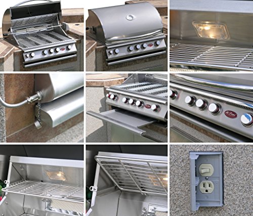 Cal Flame e3022 3 Piece Island with 32" BBQ Grill