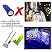 12pcs T5 74 Wedge 3-SMD LED Lights Instrument Panel Indicator Bulb Gauge Cluster Lamps Blue