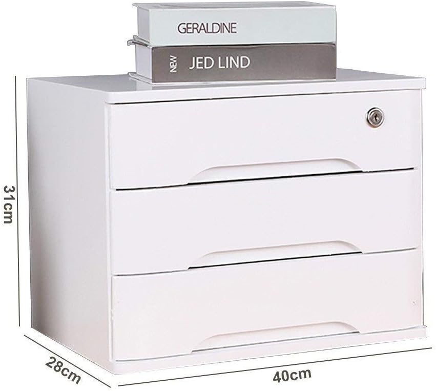 Amazon Com Bxwjg Desktop Lockable File Cabinet Stackable Multi Layer Drawer Organization Used For Desk Accessories Or Mail White Size 3 Layer Home Kitchen