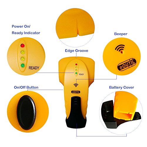 eOUTIL Edge Finding Wood Scanner Wall Stud Finder - Thumbnail 3