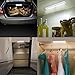 LED Cabinet Lights, Tinkin Light USB Rechargeable Wireless PIR Motion Sensing Light Bar with Magnetic Strip Wall Light