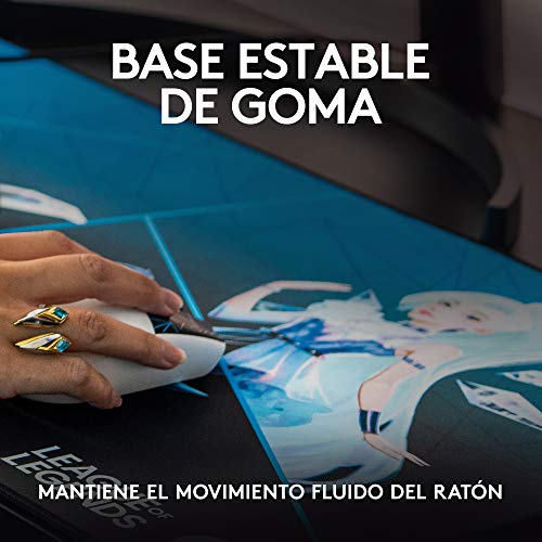 Logitech-G840-KDA-XL-Alfombrilla-de-raton-para-Gaming-3-mm-de-Grosor-Base-de-Goma-Estable-Equipo-de-Juego-Oficial-de-League-of-Legends-Multicolor