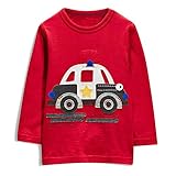 Fiream Boys Cartoon Cotton Long Sleeve T-Shirt