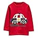 Fiream Boys Cartoon Cotton Long Sleeve T-Shirt
