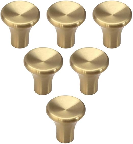 6 Stück Pure Copper Tür Kleiderschrank Schublade Möbelgriffe