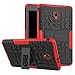 Tab A 8.0 T380 Case DWaybox Hybrid Rugged Heavy Duty Hard Back Case Cover with Kickstand for Samsung Galaxy Tab A 8.0 2017 SM-T380/T385 / Samsung Tab A2 S 2017 (Red)