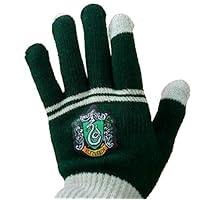 YBpineer Harri Cosplay College Gloves Gryffindor Glove Winter Warm Gloves Cartoon Touch Screen Magic Toys (green)